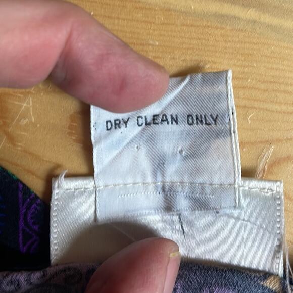 Vintage Evan Picone geometric designed l/s blouse women’s 14 - Picture 13 of 15